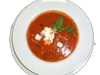 "Холодный томатный суп "Дженовезе"